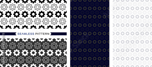 Seamless pattern, seamless background, colors easily changed, vector and illustration.