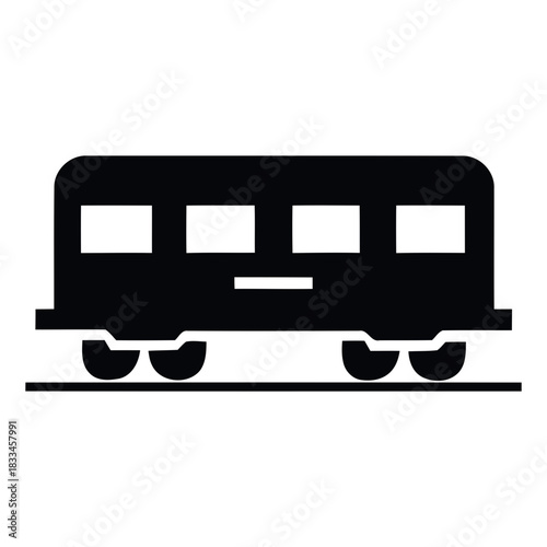 wagon and locomotive icon