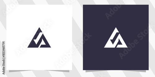 letter s logo design vector