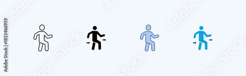 Mobility Aid Multiple Icon Illustration Vector