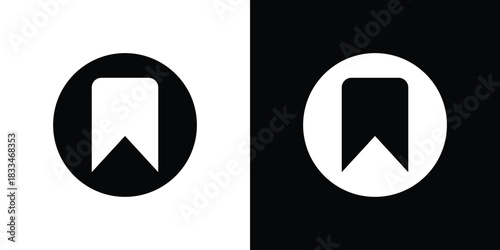 Save post icon set. flat icon collection. flat line silhouette set.