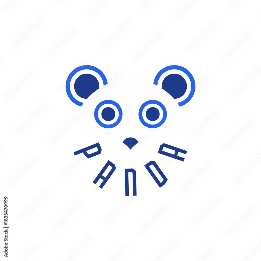 Fototapeta premium cartoon character logo