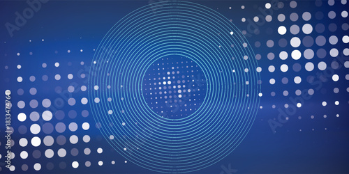 Stylish blue background for presentation, printing, business cards, banner