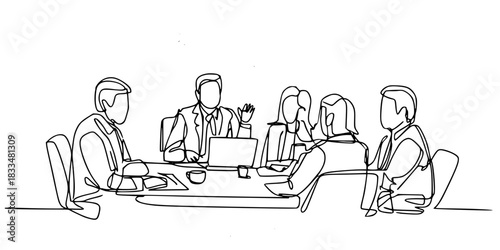 One Stroke of Teamwork, Artistic representation of professional interaction and decision-making