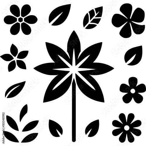 Floral Icon Vector