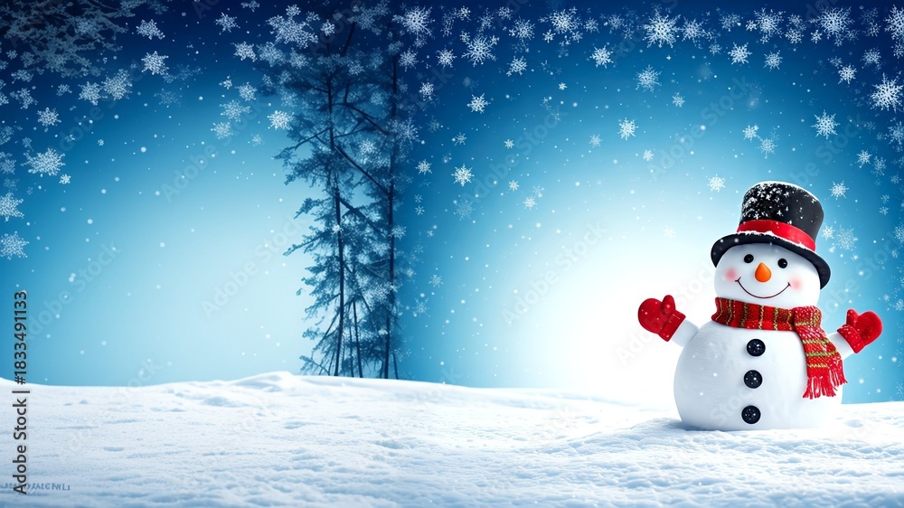 Fototapeta premium Schneemann