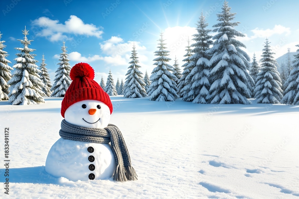 Obraz premium Schneemann