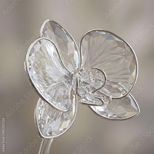 Glass Orchid Premium Fashion Logo