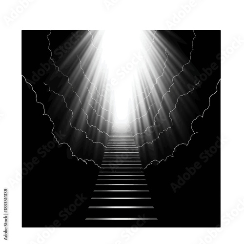 Stairway to Heaven with Bright Light 1.