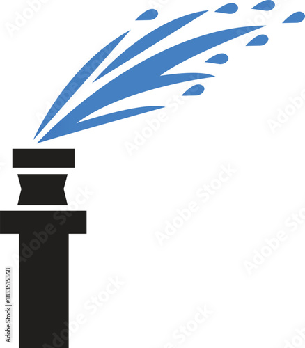  irrigation icon silhouette