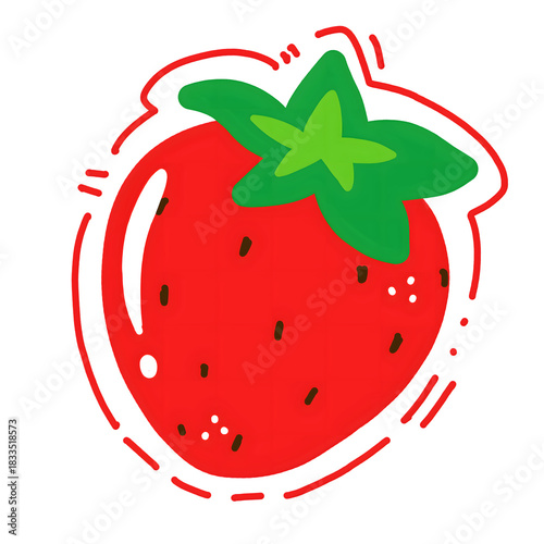 strawberry vector illustration