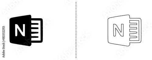 N-File Icon – Digital Document, Electronic File, Online Storage, E-Record, Virtual Document, Digital File Sharing, Secure File Management