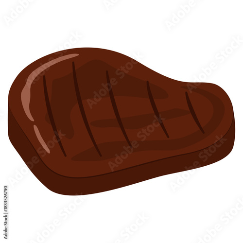 beef steak illustration