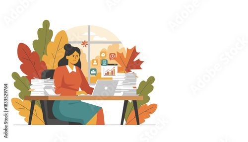 Angry employee overwhelmed by paperwork and excessive workload Deadline stress concept