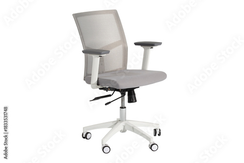 Chair ergonomic chair adjustable seat movable comfortable office chair study chair white background new design luxury chair cushion seat.