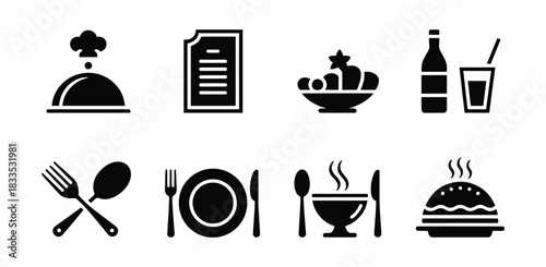 Collection of Restaurant and Food Icons