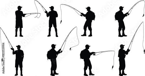 Crossed Golf Clubs and Ball Solid Fill Emblem, Vector Logo for Sport, Tournament, or Golf Course Design Element