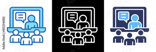 Online Training triplestyle icon