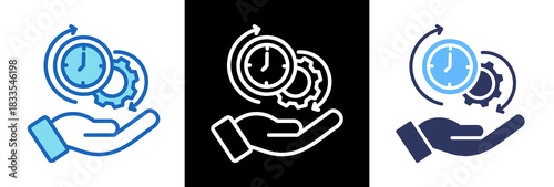 Time Management triplestyle icon