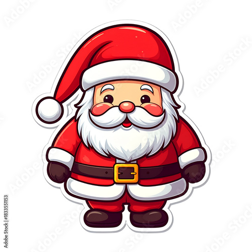 Full body Santa Claus sticker