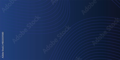 Modern 3D wave curve abstract presentation background. Luxury paper cut background. Abstract decoration, gold pattern, halftone gradient, 3D vector illustration. Unique dark blue background.