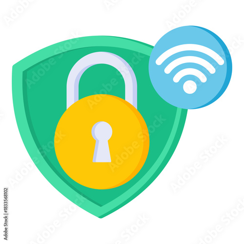 Wireless Security Icon