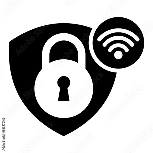 Wireless Security Icon