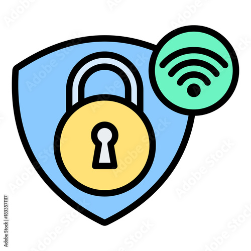 Wireless Security Icon