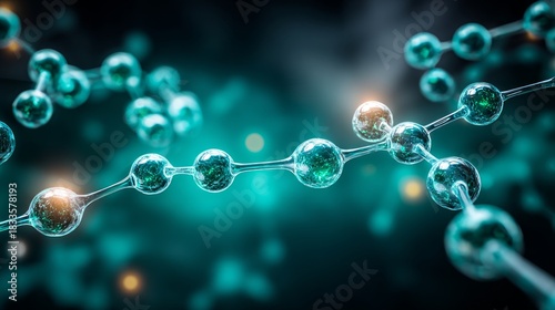 Exploring future technology innovations a network of white spheres representing automation and ai in business environments