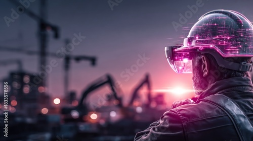 Future construction architects embrace technology with ar helmets a glimpse into the innovation of business automation in cyber environments