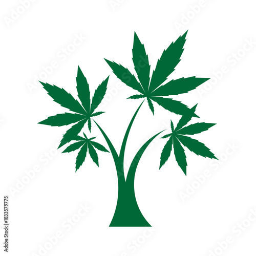 Cannabis logo icon design