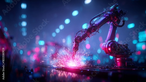 Future of automation welding robot arm sparks innovation in technology and business at settinee factory