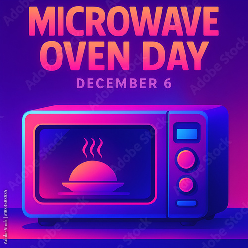 VaporSoft Gradient Mesh Microwave Artwork microvave oven day 6 december 