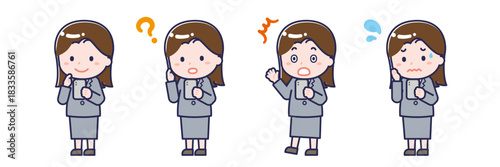 スマートフォンを使う「会社員」の女性