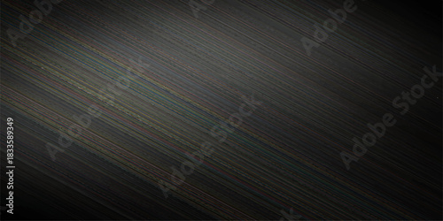 Minimalist Abstract Canvas of Diagonal Multicolored Lines Flowing Across a Dark Horizon, Blending Gradient Energy with Subtle Elegance and Digital Rhythm