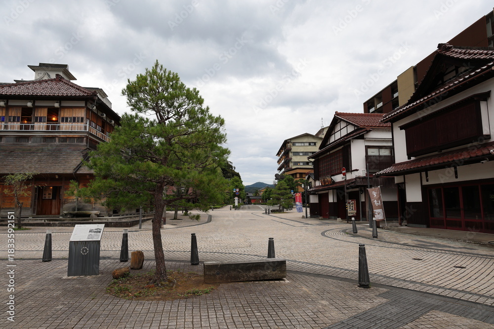 Fototapeta premium 温泉街