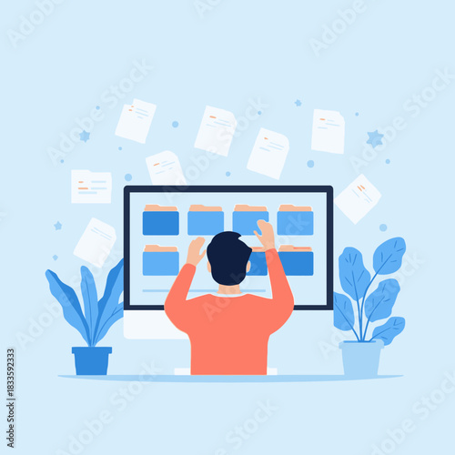 Organizing Digital Data Files On Screen