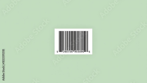 Obraz na płótnie Generic Barcode Product Identifier Digital Scanning Symbol