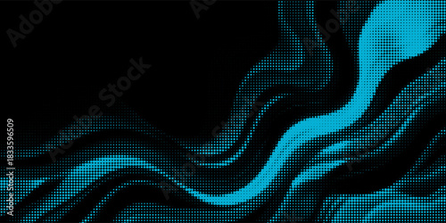 Waving Circuit Board Technology on Future Background,Hi-tech Digital and Communication Concept design,Free Space For text in put,Vector illustration.