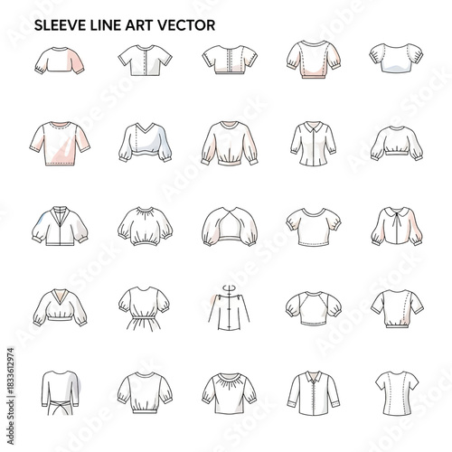 Sleeve Clothing and Fashion Design Illustration