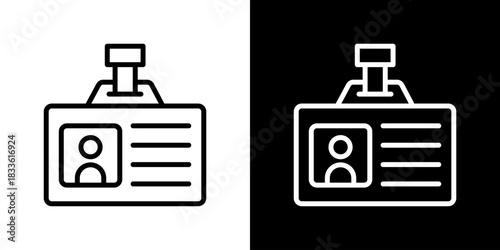 Badge Icon Vector Illustration. Fresh Line Design Built For Creative Flexibility In Light And Dark Versions. 