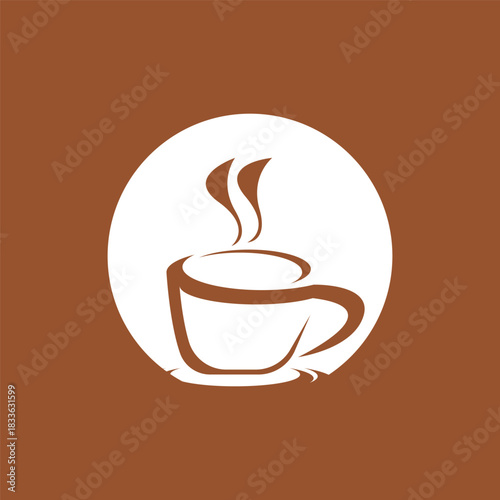 Warm Relaxing Coffee Break Icon