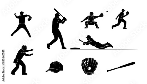 baseball sihouettes
