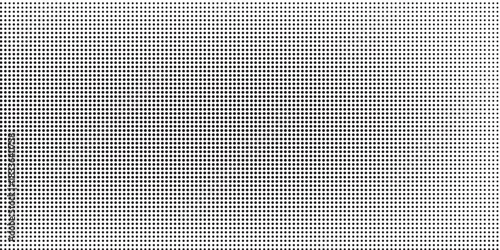 Dotted halftone gradient texture. Vanishing polka dot background. Repeating dots gradation pattern background. Black fading comic pop art overlay backdrop. Raster effect wallpaper. Vector halftone