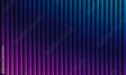Neon glass spiral wave of transparent lines with blue brown gradient on dark 3d background. Abstract dna structure for science technology design. Futuristic graphic render wallpaper. 3D illustration