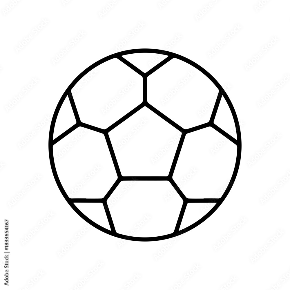 Fototapeta premium Soccer Ball Icon