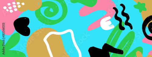 Vibrant abstract artwork for colorful posters, backgrounds, and creative marketing materials