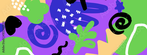 Vibrant abstract artwork for colorful posters, backgrounds, and creative marketing materials