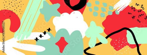 Vibrant abstract artwork for colorful posters, backgrounds, and creative marketing materials