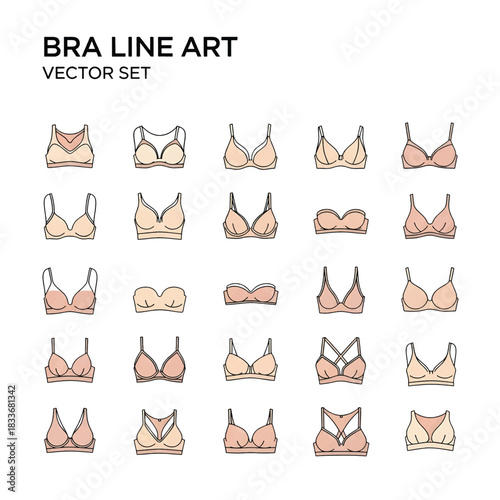 Bra Illustration – Women’s Lingerie, Fashion and Intimate Apparel